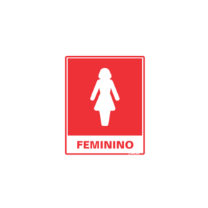Placa em Poliestireno – Feminino