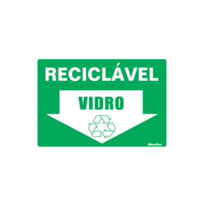 Placa em Vinil Adesivo – Reciclável – Vidro
